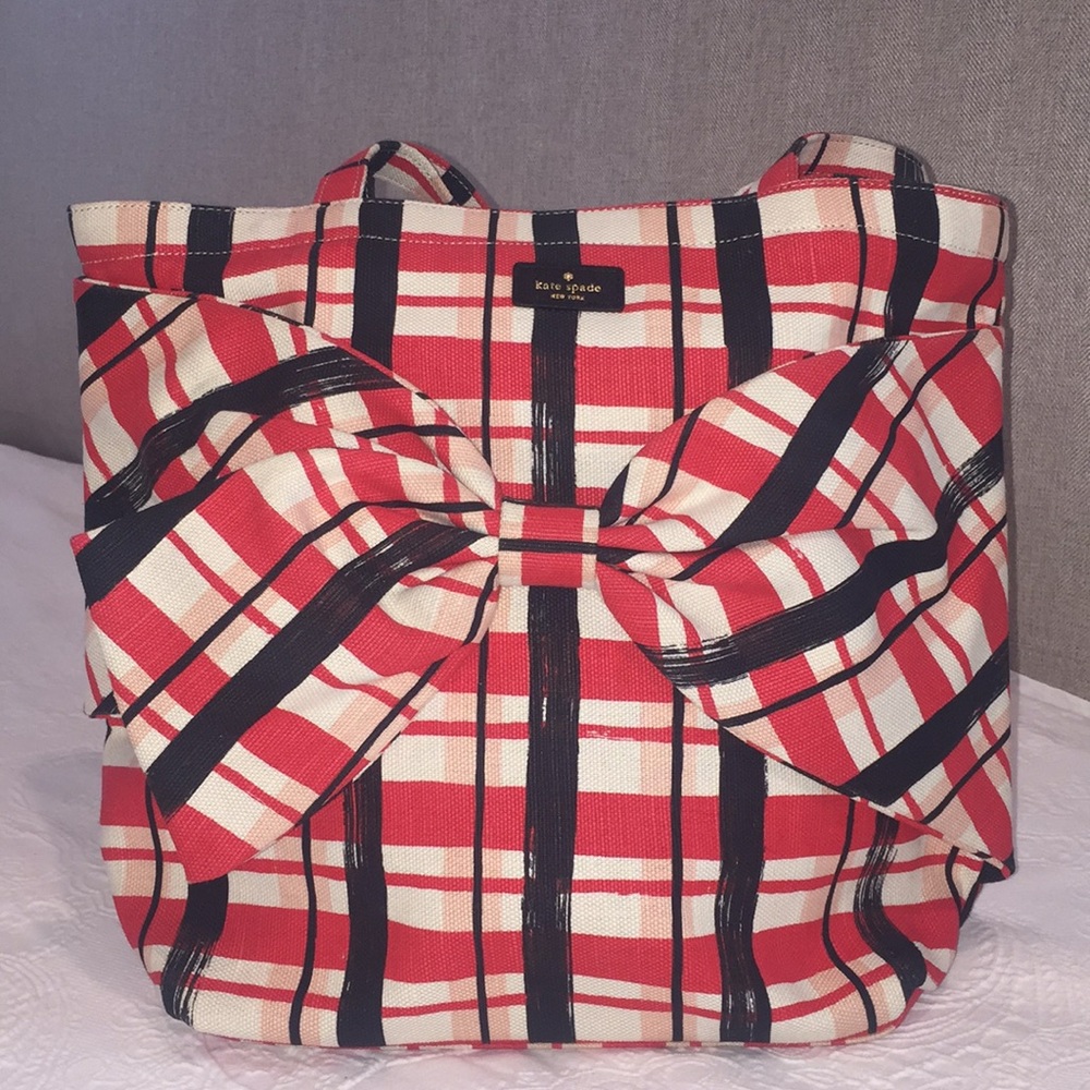 Kate Spade On Purpose Plaid Tote